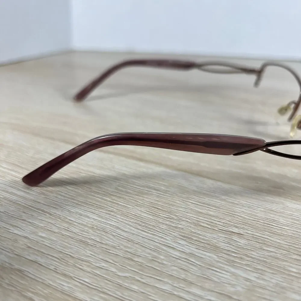 Sophia Loren M210 Zyloware Eyeglasses Frames Only Plum Burgundy 52-17-135